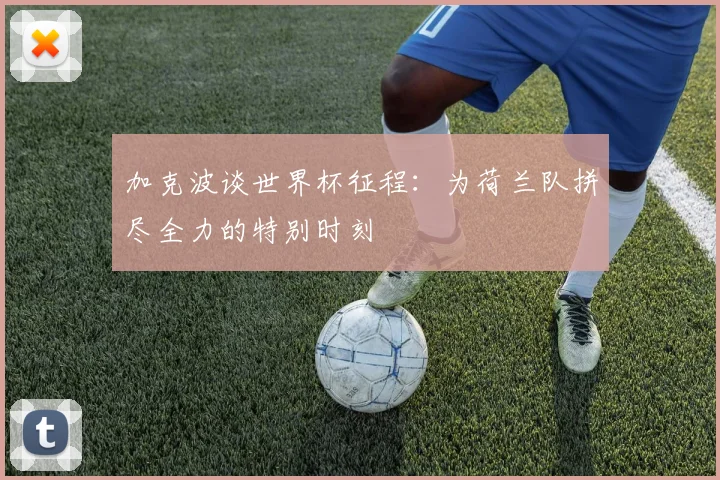 加克波谈世界杯征程：为荷兰队拼尽全力的特别时刻