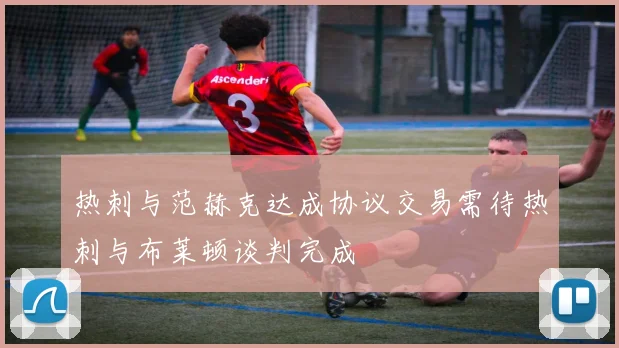 热刺与范赫克达成协议交易需待热刺与布莱顿谈判完成