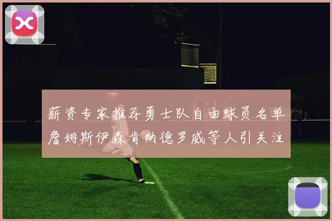 薪资专家推荐勇士队自由球员名单詹姆斯伊森肯纳德罗威等人引关注